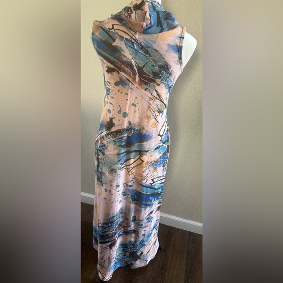INoah Elegant Multicolor Abstract Maxi Dress size XS - Picture 4 of 5
